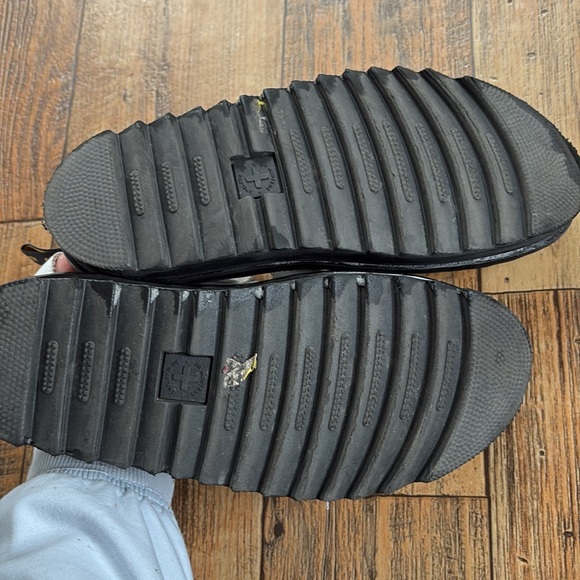 Dr Martens Blaire Quad White Hydro Leather Sandals Womans Size 9 - Picture 5 of 6